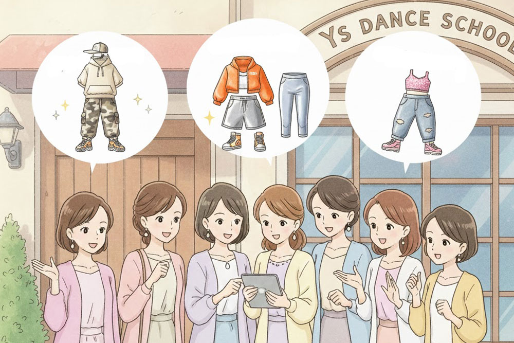 キッズダンスコンテストの衣装選び