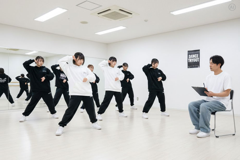 ダンスコンテストに向けたレッスン