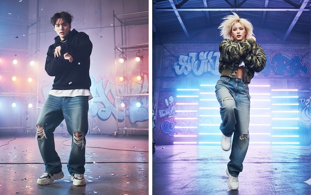 柏ヒップホップ教室でLAスタイルをレッスン